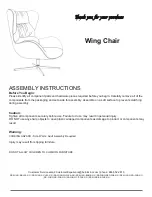 Flash Furniture ZB-WING-BK-LEA-GG Assembly Instructions предпросмотр