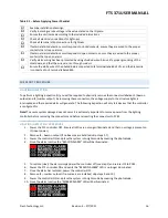 Preview for 16 page of Flash Technology Vanguard Red FTS 371 Reference Manual