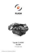 Preview for 1 page of Flash F7000549 User Manual