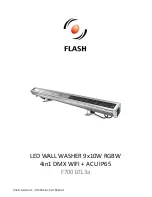 Preview for 1 page of Flash F7001013a User Manual