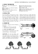 Preview for 3 page of Flash F7100327 User Manual