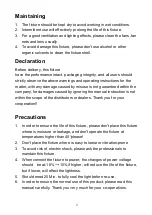 Preview for 2 page of Flash F7100514 User Manual