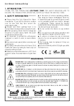 Preview for 2 page of Flash F7100751 User Manual