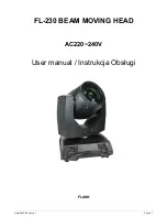 Flash FL-230 User Manual preview