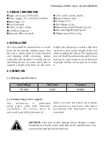 Preview for 3 page of Flash FOLLOW SPOT 350W User Manual