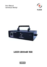 Flash LASER 2000mW RGB User Manual preview