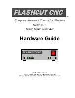 Flashcut CNC 401A Hardware Manual preview