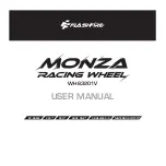 FLASHFIRE MONZA RACING WHEEL WH63201V User Manual preview