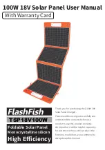 Preview for 1 page of Flashfish TSP18V100W User Manual