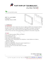 Flat Display Technology LOF104S00-K0ZR User Manual preview