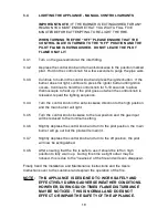 Preview for 19 page of Flavel Calibre FBFC**MN2 Installation, Maintenance & User Instructions