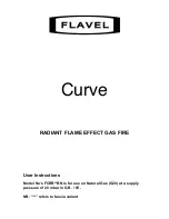 Flavel Curve FCRR Series User Instructions preview