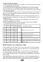 Предварительный просмотр 13 страницы Flavel DWF 642 Installation & Operation Instructions