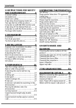 Preview for 3 page of Flavel DWF643W Installation & Operation Instructions