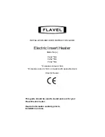 Preview for 1 page of Flavel F22L**RU Series Installation And User Instruction Manual