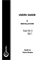 Предварительный просмотр 1 страницы Flavel FBU 70 Users Manual & Installation