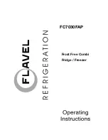 Flavel FC7030FAP Operating Instructions Manual preview