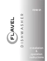 Preview for 1 page of Flavel FDW 61 Installation & Operation Manual