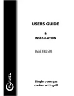 Flavel FHLG51W User Manual And Installation preview