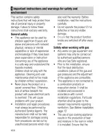 Preview for 4 page of Flavel FHLG51W User Manual And Installation