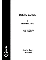 Preview for 1 page of Flavel FL 95 CRX Users Manual & Installation