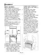 Предварительный просмотр 11 страницы Flavel FL 95 CRX Users Manual & Installation