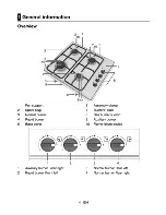 Предварительный просмотр 4 страницы Flavel FLH 61 NXP Users Manual & Installation