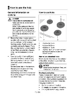 Preview for 16 page of Flavel FSE50 User Manual And Installation