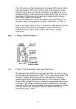 Preview for 8 page of Flavel FWER EN Sereis Installation And Maintenance Instructions Manual