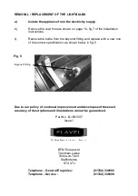 Preview for 29 page of Flavel FWER EN Sereis Installation And Maintenance Instructions Manual