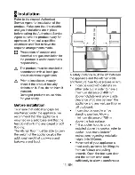 Предварительный просмотр 12 страницы Flavel Milana G60 ML61NDP Users Manual & Installation