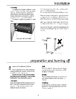 Предварительный просмотр 9 страницы Flavel Milano 100 Users Manual & Installation