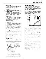 Preview for 8 page of Flavel Milano 50 User Giude & Installation Instructions