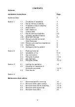 Preview for 3 page of Flavel REGENT FRLC EN Series Installation And Maintenance Instructions Manual