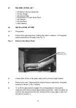 Предварительный просмотр 9 страницы Flavel Renoir FRECN0EN Installation, Maintenance & User Instructions