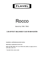 Flavel Rocco FBFL**RN3 Installation And Maintenance Instructions Manual preview