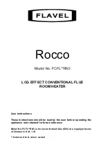 Flavel Rocco FCFL**RN3 User Instructions предпросмотр