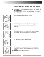 Предварительный просмотр 7 страницы FLAVIA Fusion User Manual