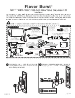 Flavor Burst ADPT TY80S-FCB2 Installation Manual предпросмотр