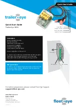 Preview for 1 page of Fleet-Eye Trailer-Eye 9B16 Quick Start Manual