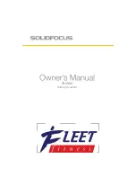 FLEET SOLIDFOCUS TR1200i Owner'S Manual предпросмотр