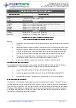 Preview for 2 page of FleetData FD420-GSM Quick Start Manual