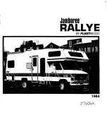 Fleetwood 1984 Jamboree Rallye Owner'S Manual preview