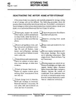 Preview for 166 page of Fleetwood 1993 American Eagle Owner'S Manual