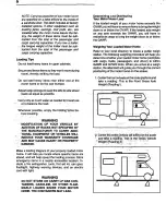 Preview for 14 page of Fleetwood 1993 TIOGA Arrow User Manual