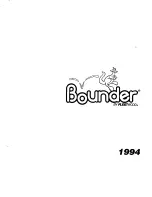 Preview for 1 page of Fleetwood 1994 Bounder User Manual