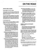 Preview for 13 page of Fleetwood 1994 Flair Diesel Owner'S Manual