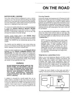 Preview for 13 page of Fleetwood 1994 Tioga Montara Owner'S Manual