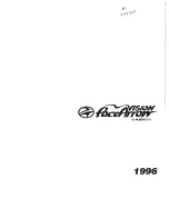 Preview for 1 page of Fleetwood 1996 Vision PaceArrow Owner'S Manual