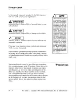 Preview for 16 page of Fleetwood 1996 Vision PaceArrow Owner'S Manual